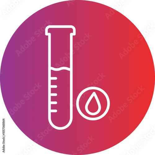 Blood Samples Icon Style