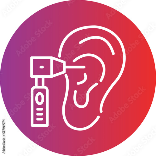 Otoscopy Icon Style