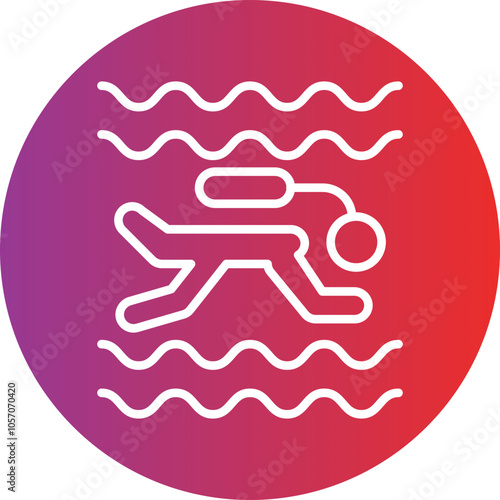 Diving Icon Style