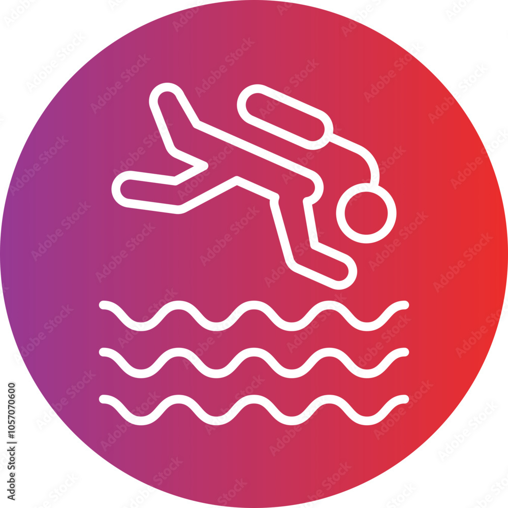 Freediving Icon Style Freediving Icon Style