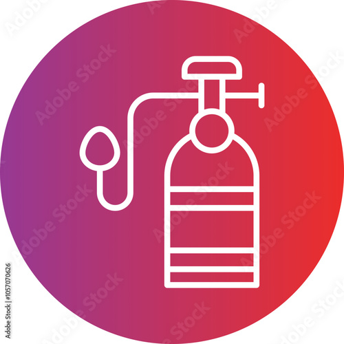Oxygen Tank Icon Style