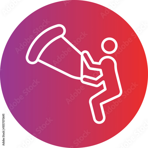 Kitesurfing Icon Style