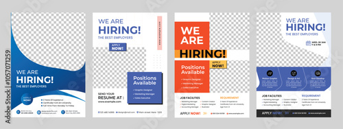 we are hiring flyer template, job flyer, hiring poster template, interview, join us