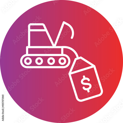 Equipment Lease Icon Style