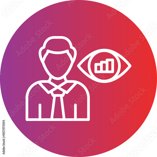 Business Vision Icon Style