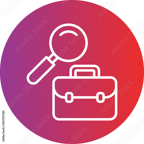 Job Searching Icon Style
