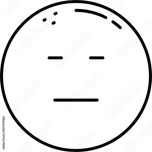 Expressionless Face Icon