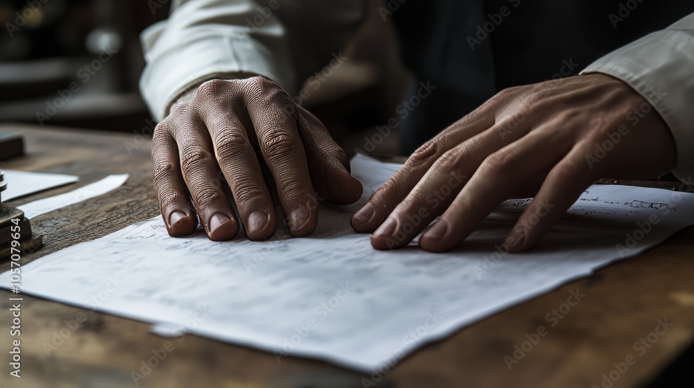 close up of a person hands on table close up of a person hands on table