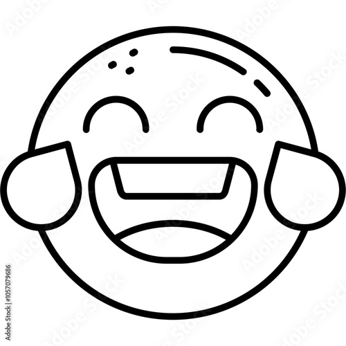 Laughing Face Icon