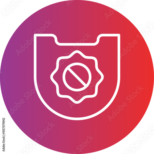 Ultra Violet Fabric Icon Style