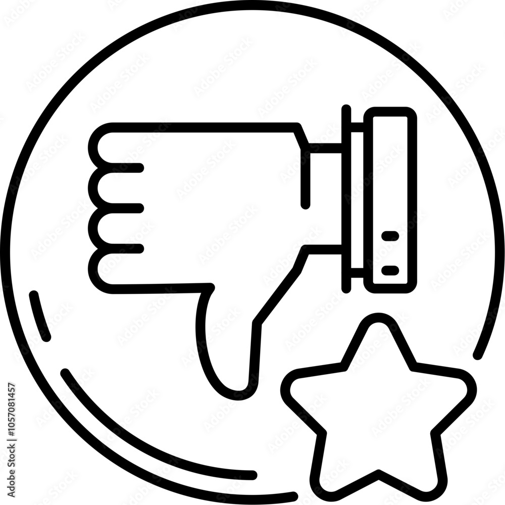 Thumbs Down Button Icon Thumbs Down Button Icon
