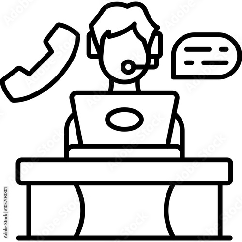 Tech Support Call Icon
