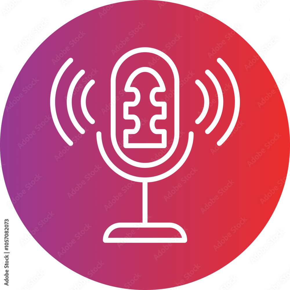 Microphone Icon Style