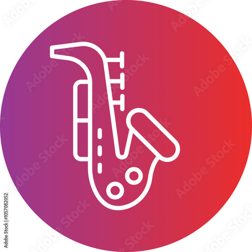 Saxophone Icon Style