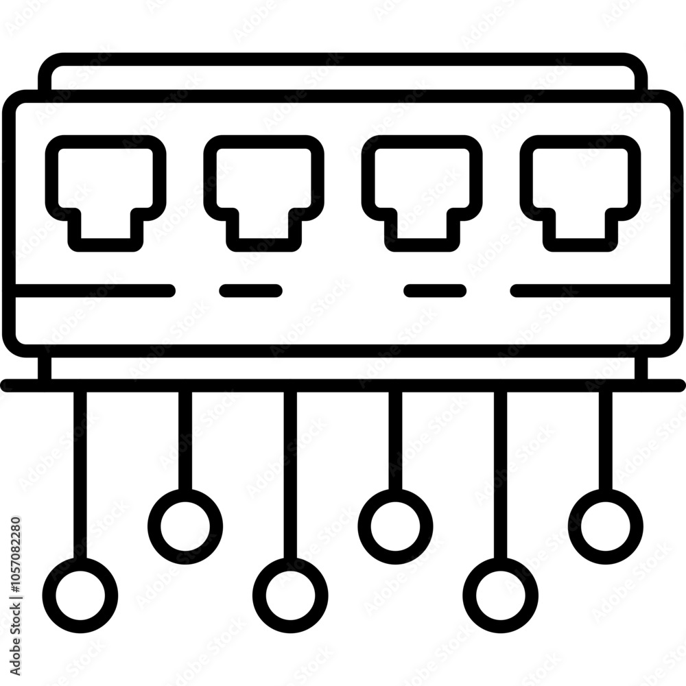 Network Switch Icon Network Switch Icon