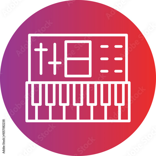 Synthesizer Icon Style