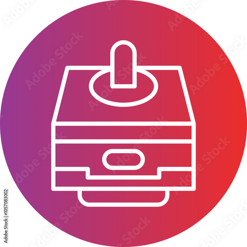 Stepper Motor Icon Style