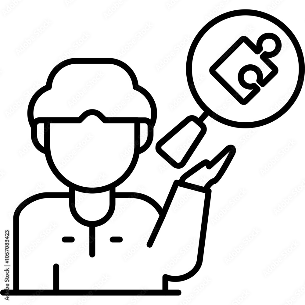 Logical Puzzle Icon Logical Puzzle Icon