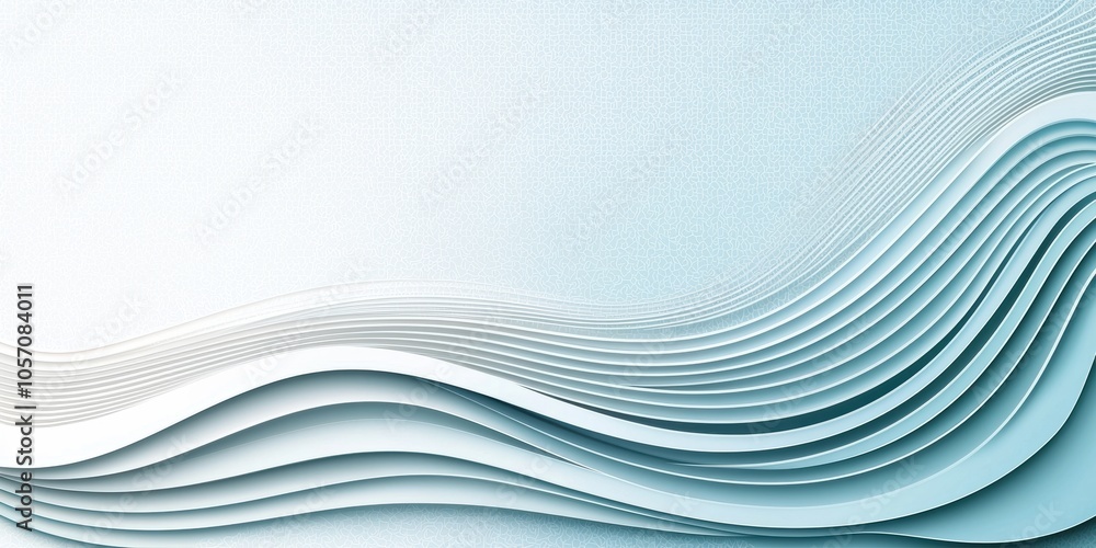 A serene abstract design featuring layered waves in soft blue tones, creating a calming and fluid visual effect. A serene abstract design featuring layered waves in soft blue tones, creating a calming and fluid visual effect.