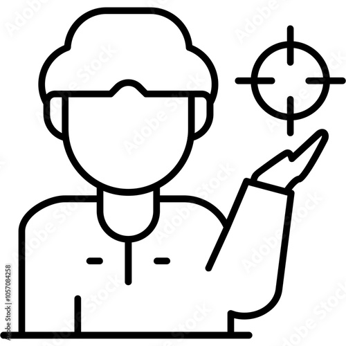Focused Thinking Icon