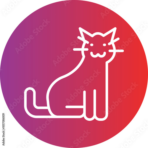 Cat Icon Style