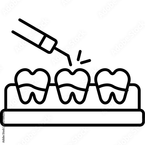 Dental Scaling Icon