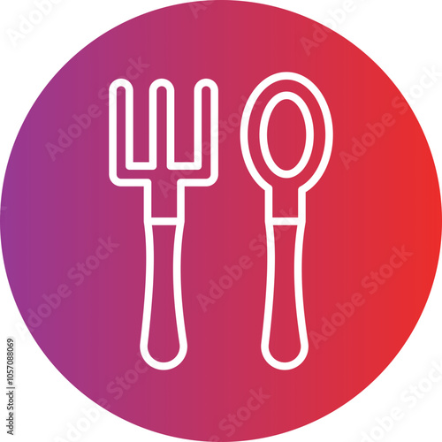 Baby Crockery Icon Style
