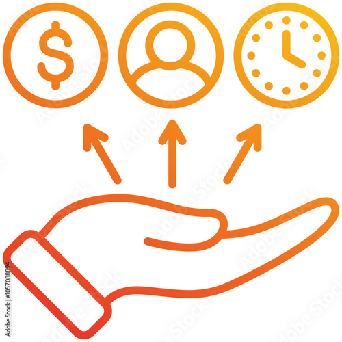Resource Allocation Icon