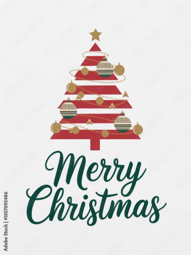 A christmas card with the words merry christmas on it - Concepts A christmas card with the words merry christmas on it - Concepts