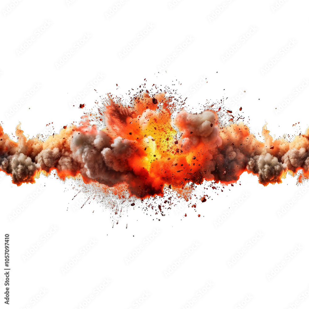 3D Explosion Blast Isolated Design 3D Explosion Blast Isolated Design