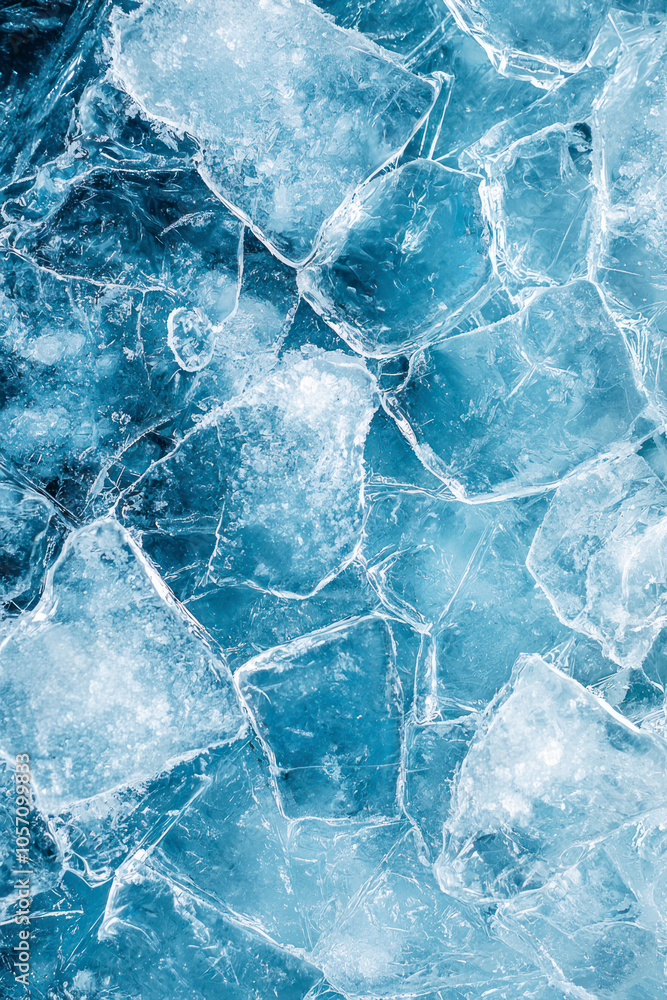 Vertical Abstract natural ice texture. Freezy ice surface. Blue backdrop with cracks and scratches on frozen water. Banner. Vertical Abstract natural ice texture. Freezy ice surface. Blue backdrop with cracks and scratches on frozen water. Banner.