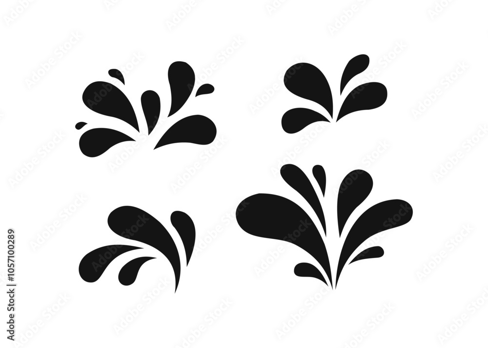 black ink splash illustration vector black ink splash illustration vector