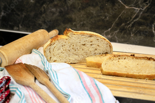 pane e levito madre photo