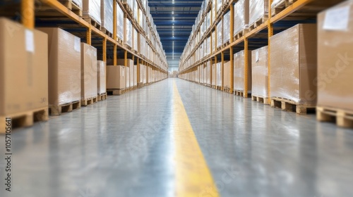 Wallpaper Mural Streamlined warehouse management, automated systems, and calming colors create an ideal environment for productivity and focus. Torontodigital.ca