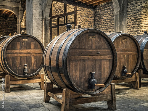 barrels of wine