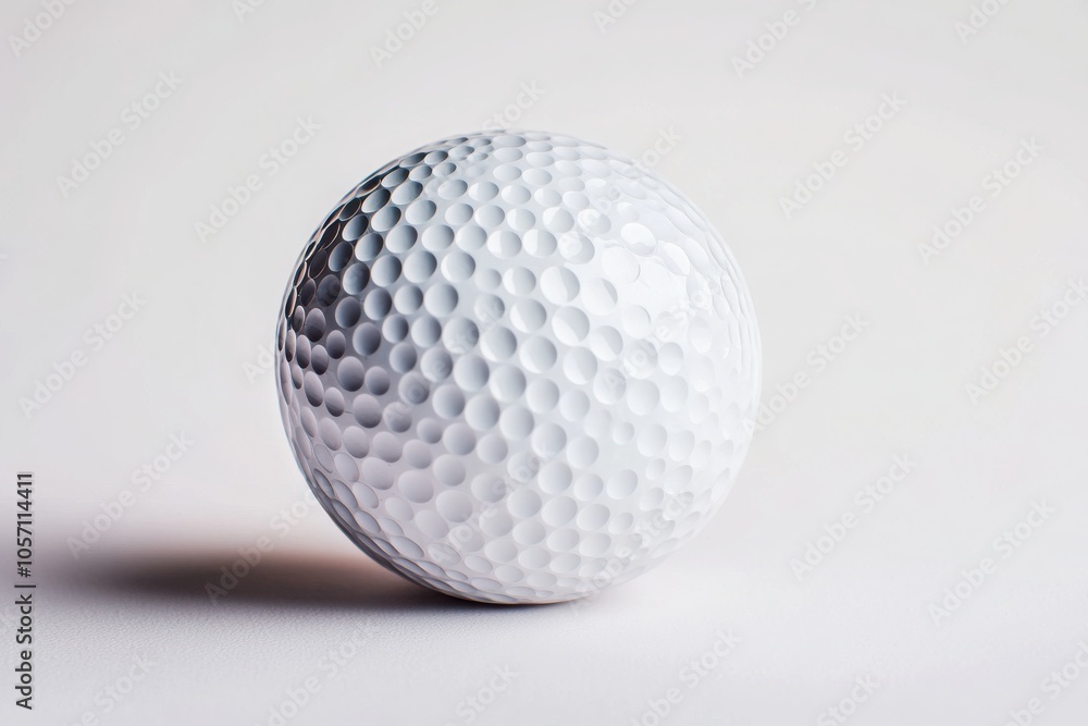 Close-up of a white golf ball showcasing its textured surface, perfect for sports and recreation-themed projects. Close-up of a white golf ball showcasing its textured surface, perfect for sports and recreation-themed projects.