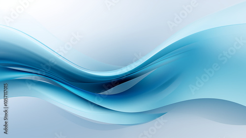 Abstract blue and aqua gradient wallpaper with smooth flowing waves and a clean, modern design. Perfect for creating a calming, stylish background. Ideal for desktop or mobile wallpaper.