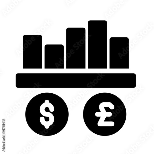Icon Analysis Currency With Style Glyph