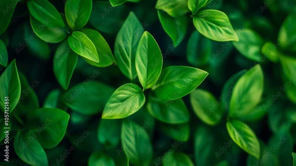 A close up of green leaves A close up of green leaves