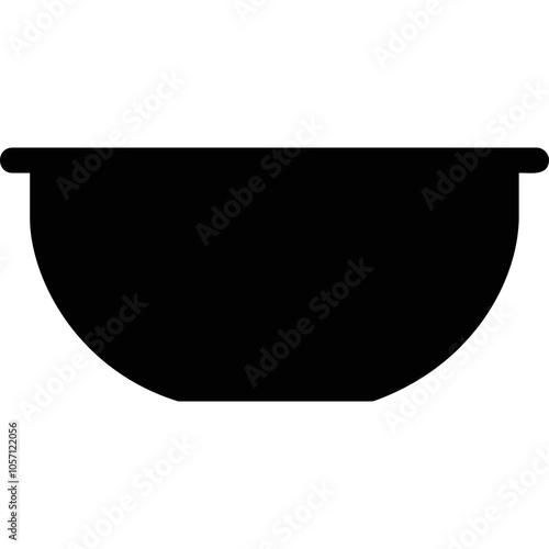 Simple vector icon bowl