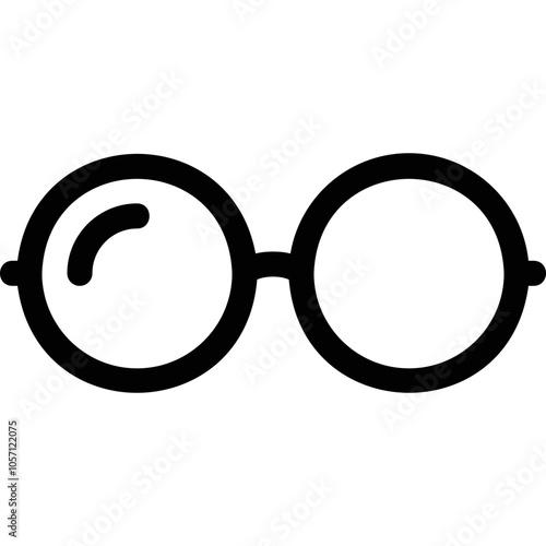 Simple vector icon glasses
