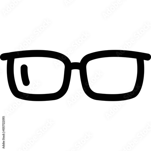 Simple vector icon glasses