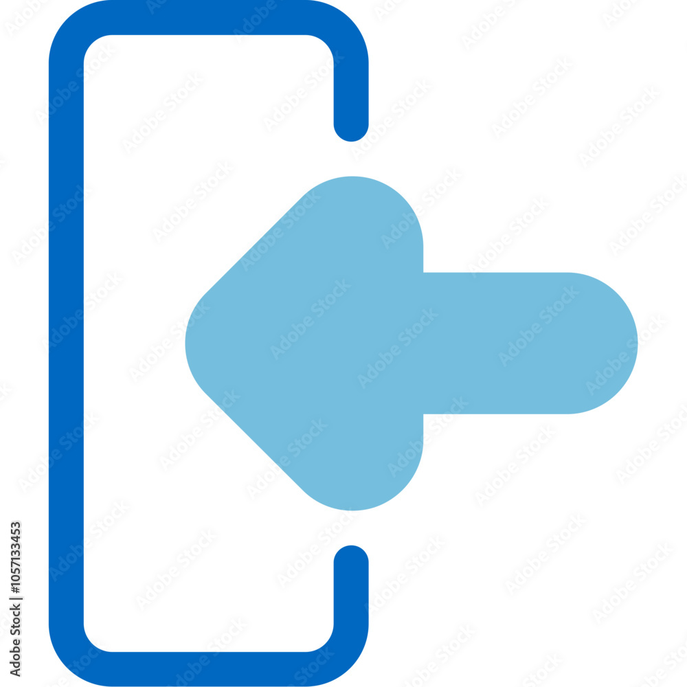 Fototapeta premium Left Arrow Icon