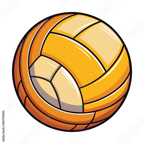 Volleyball vector illustration.