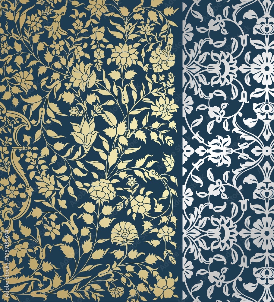 wedding card design, traditional paisley floral pattern , royal India wedding card design, traditional paisley floral pattern , royal India