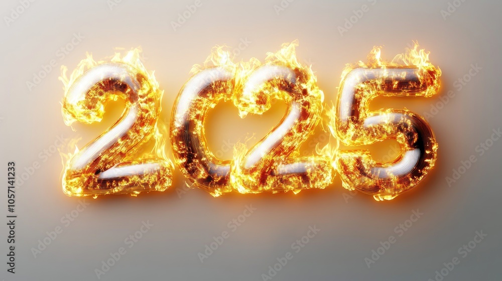 Fiery 2025: Burning Numbers Symbolizing Energy, Change, and Future Concepts in a Dynamic and Eye-Catching Design Fiery 2025: Burning Numbers Symbolizing Energy, Change, and Future Concepts in a Dynamic and Eye-Catching Design