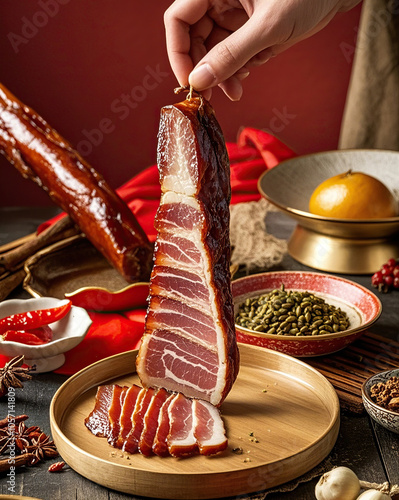meat and sausages