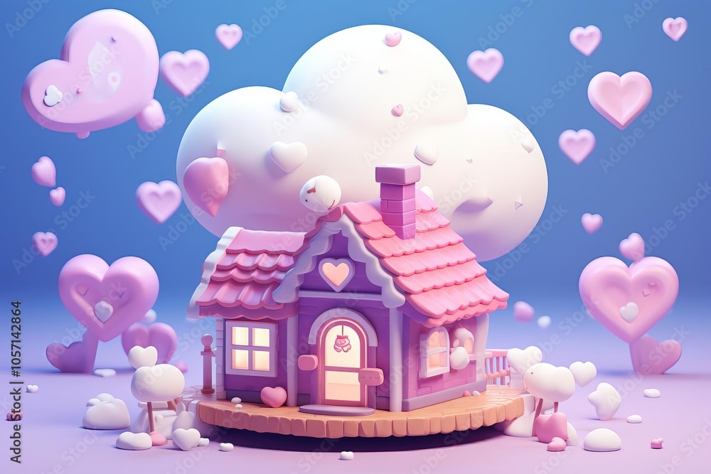 Small House, Floating in a Cloudy Wonderland
Small House, Floating in a Cloudy Wonderland