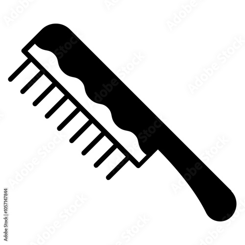 comb   icon, vector illustration