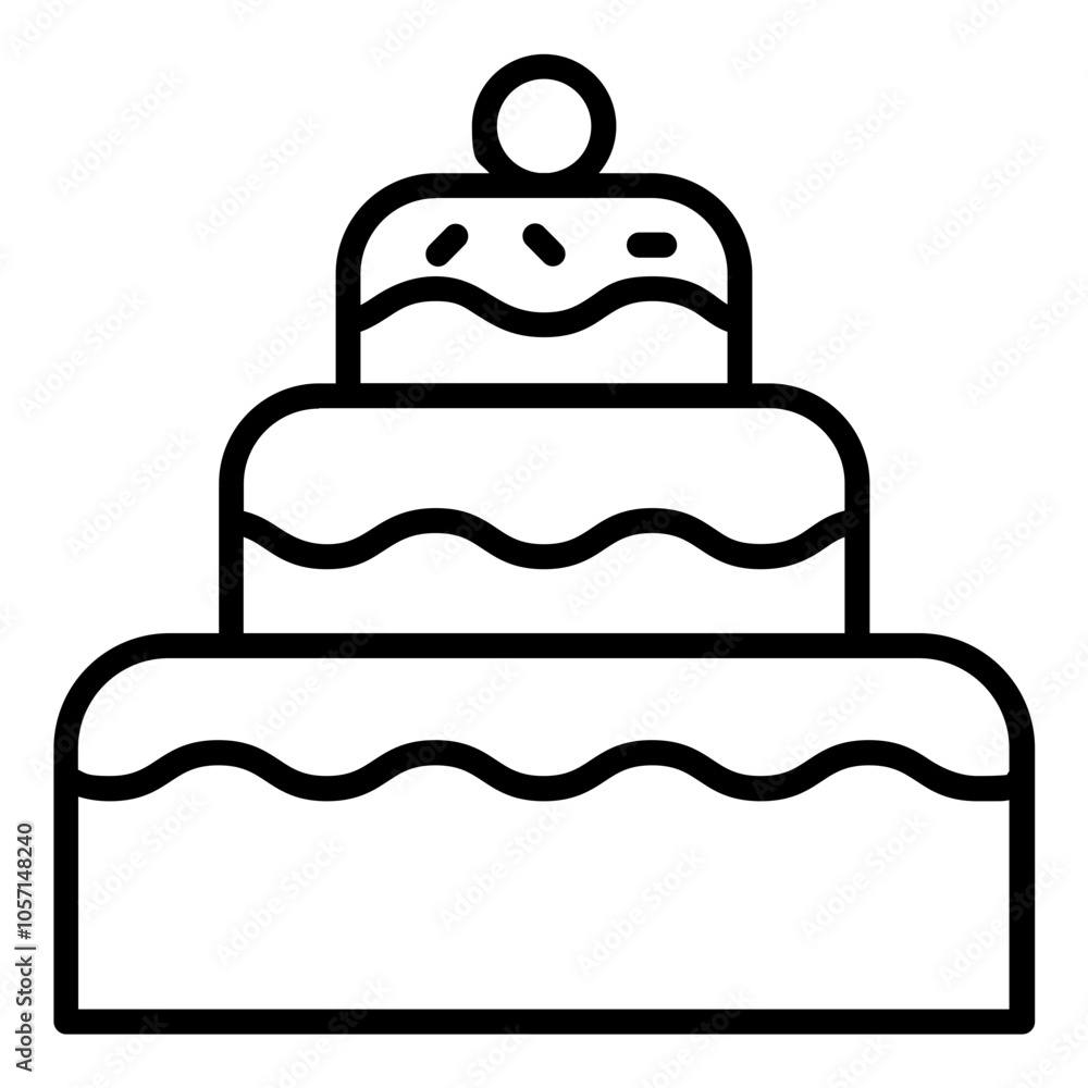 Cake icon, vector illustration Cake icon, vector illustration